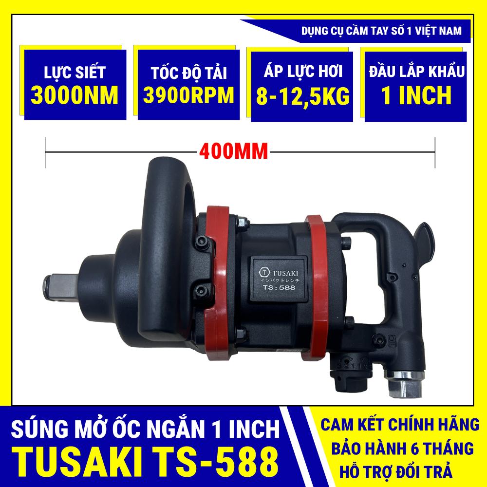 Súng mở ốc 1 INCH Ngắn TS-588 TUSAKI