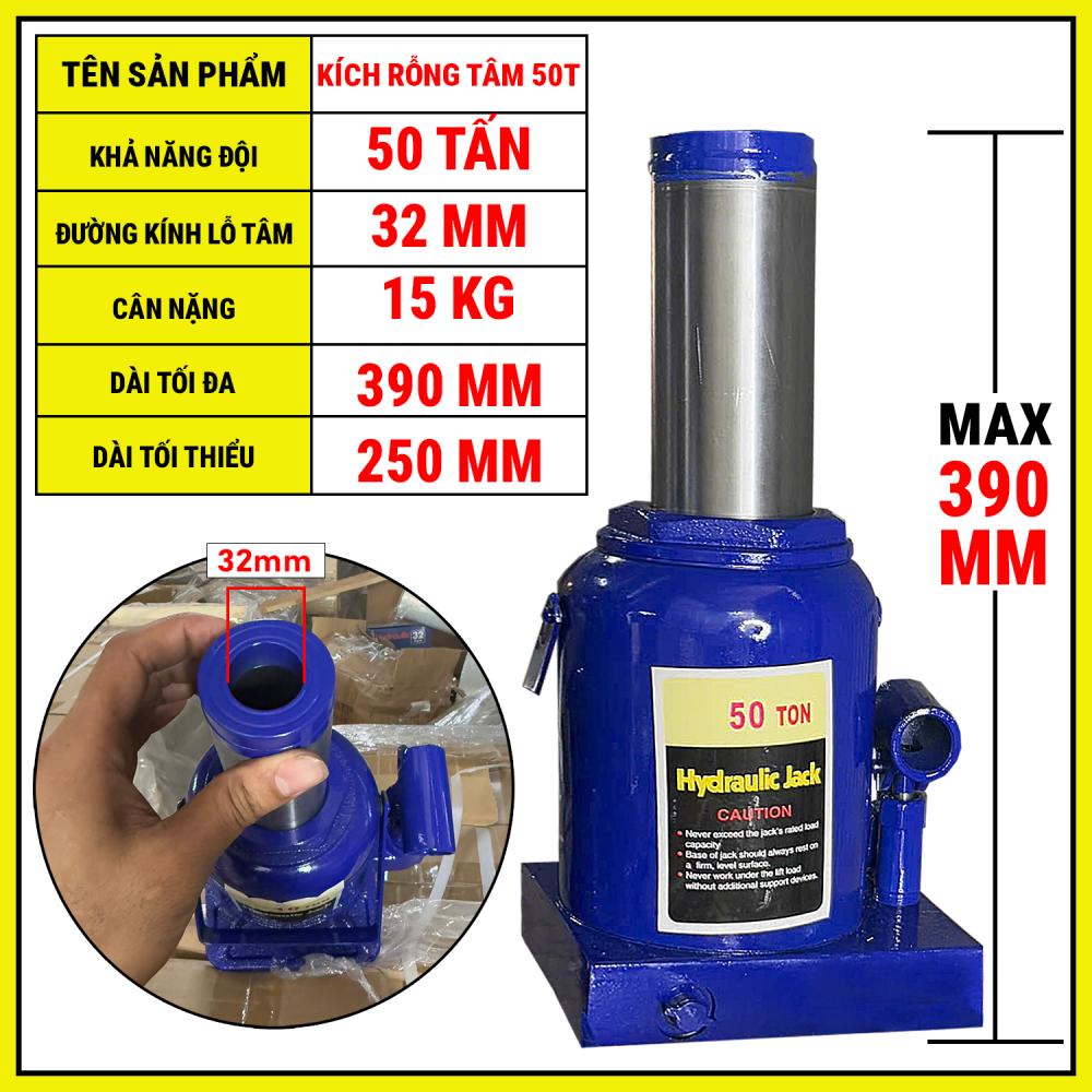 Kích Thủy Lực Rỗng Tâm 50 Tấn 