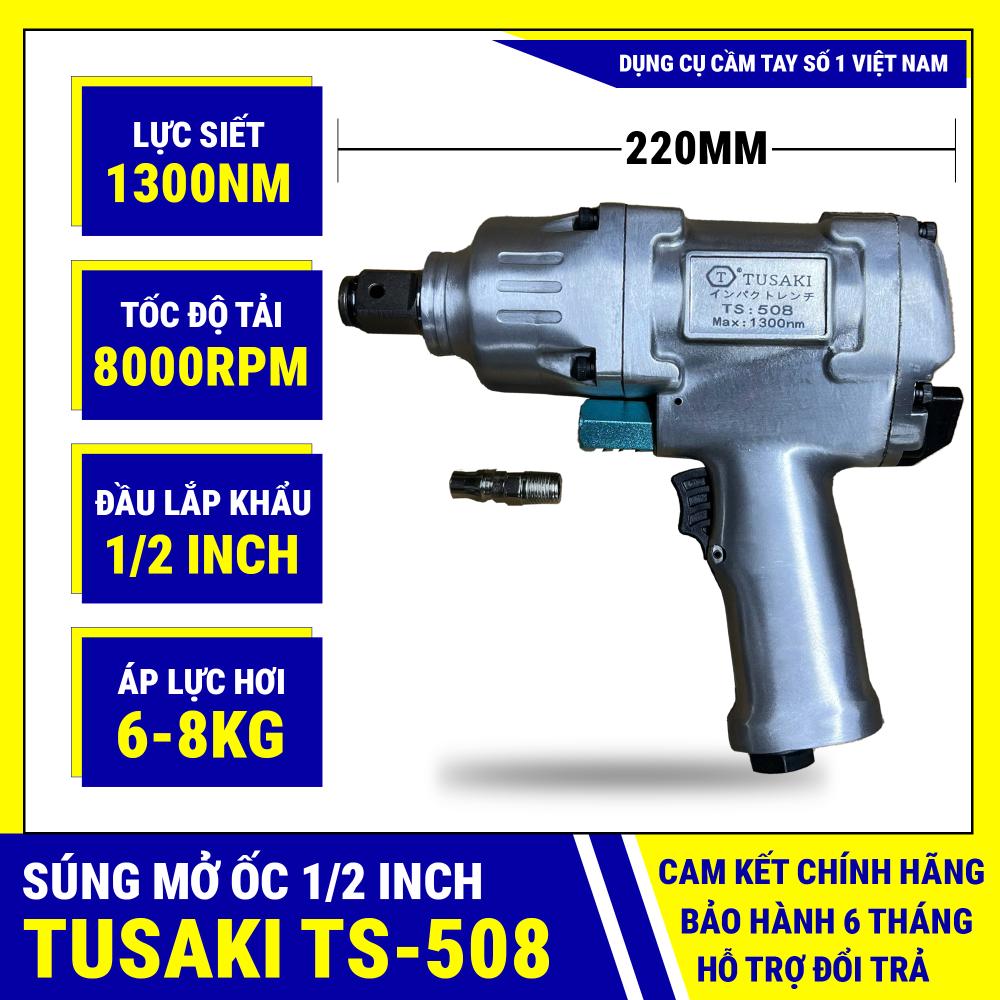 Súng siết bulong TUSAKI TS-508 đầu 3/4