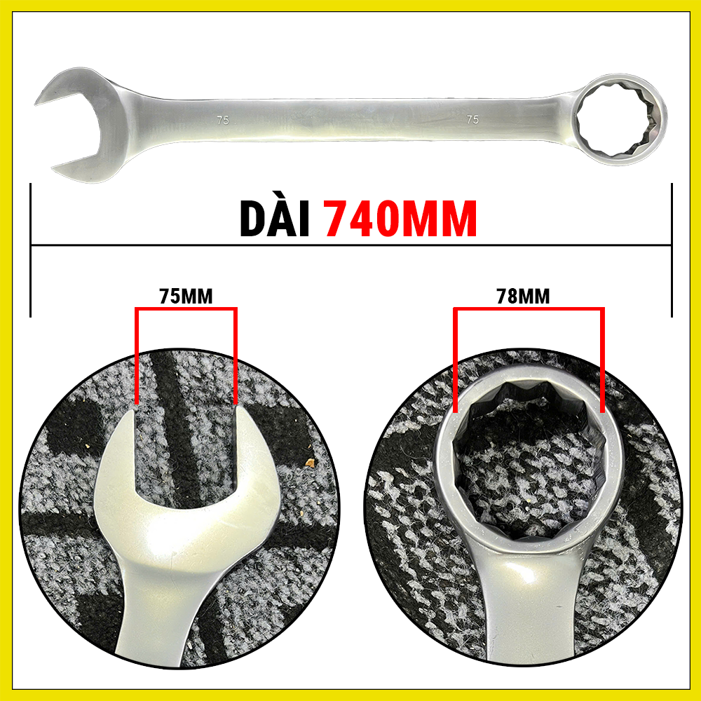 Cờ lê 75mm Thép CRV | TUSAKI