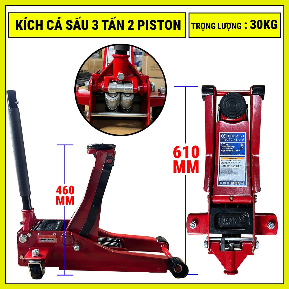 kích cá sấu 3 tấn 2 pistong