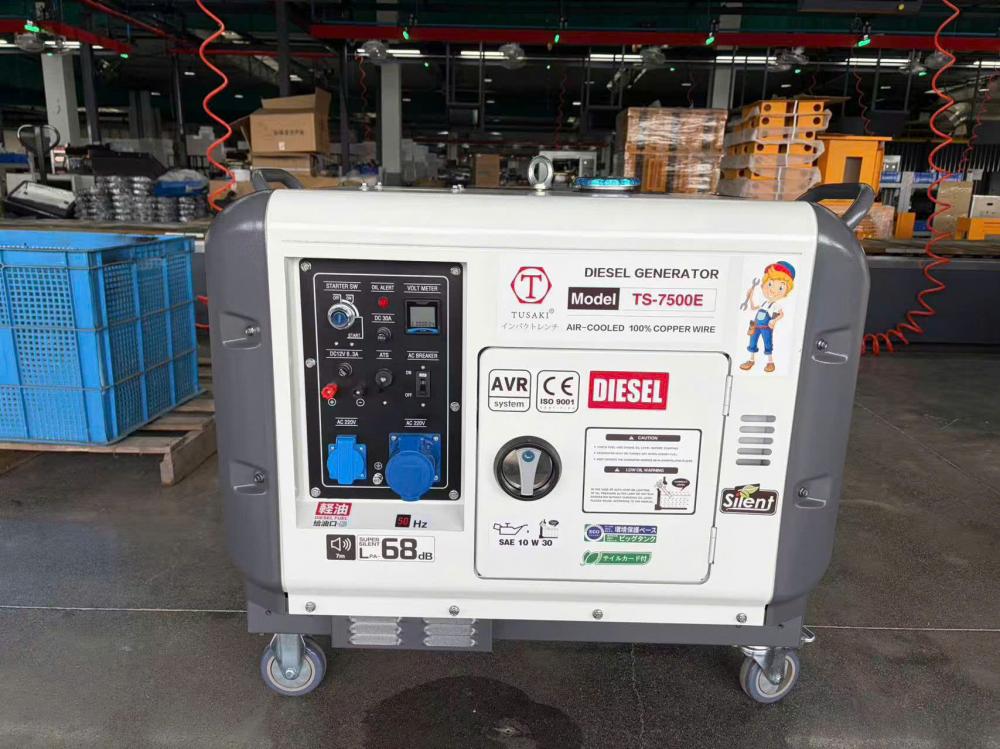 Máy Phát Điện 6KW động cơ dầu DIESEL : TS-7500E