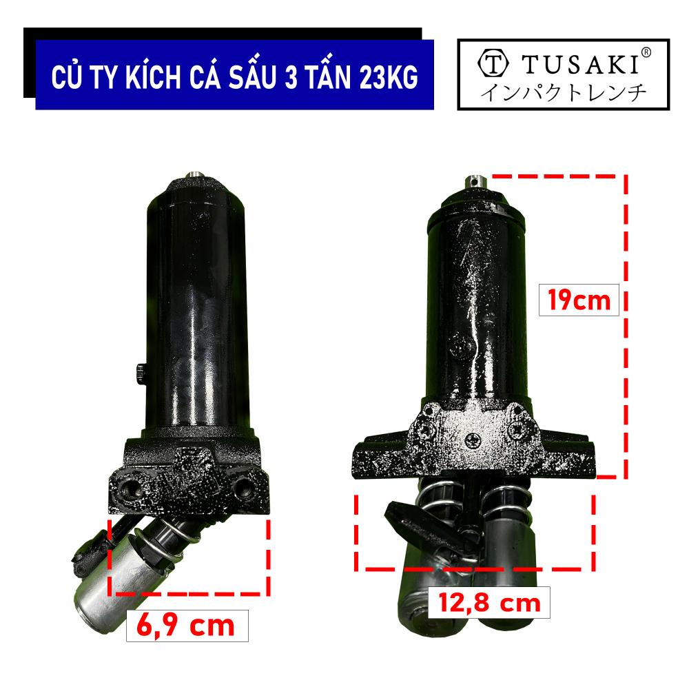Củ ty kích cá sấu 3 tấn 23kg 