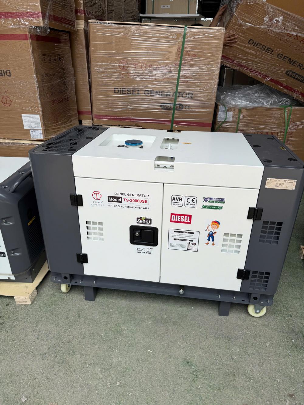 Máy Phát Điện 25KVA Dầu DIESEL - TS-20000SE