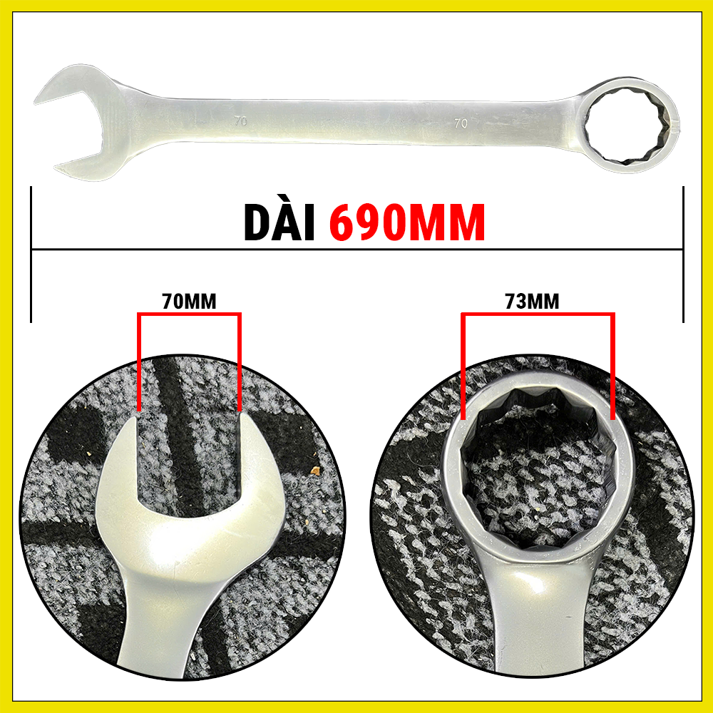 Cờ lê 70mm Thép CRV | TUSAKI