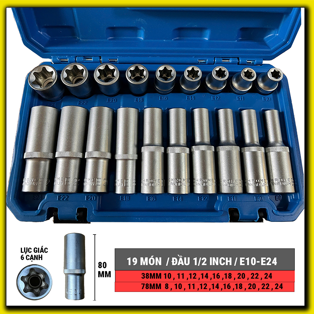 BỘ KHẨU 19 MÓN E10-E24