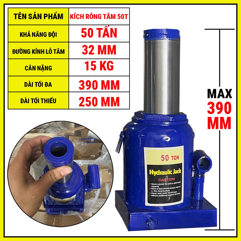 Kích Thủy Lực Rỗng Tâm 50 Tấn 