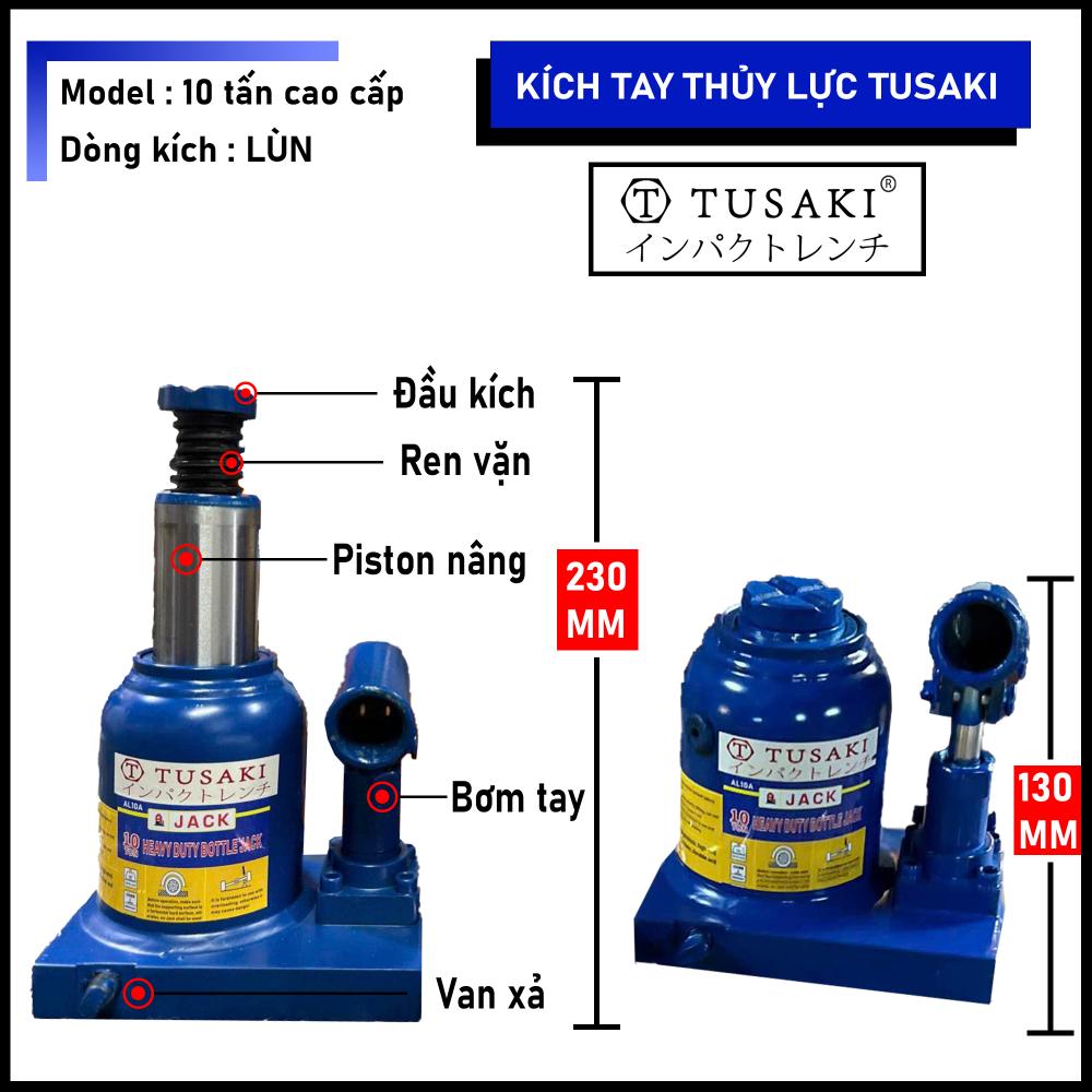 Kích 10 tấn lùn cao cấp 