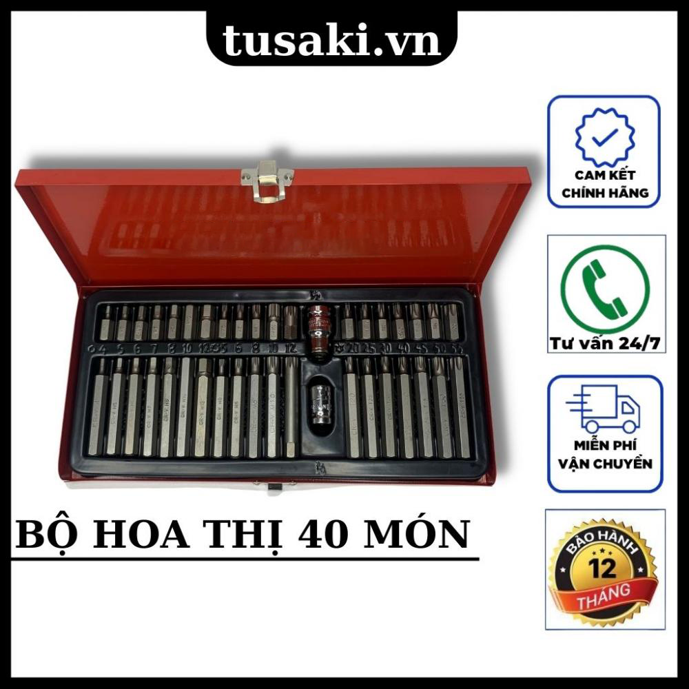 Bộ tip hoa thị 40 chi tiết