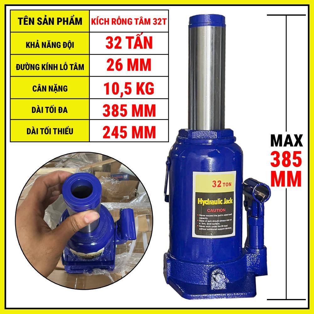 Kích Thủy Lực Rỗng Tâm 32 Tấn 
