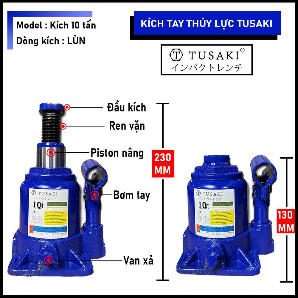 Kích tay 10 tấn lùn thường