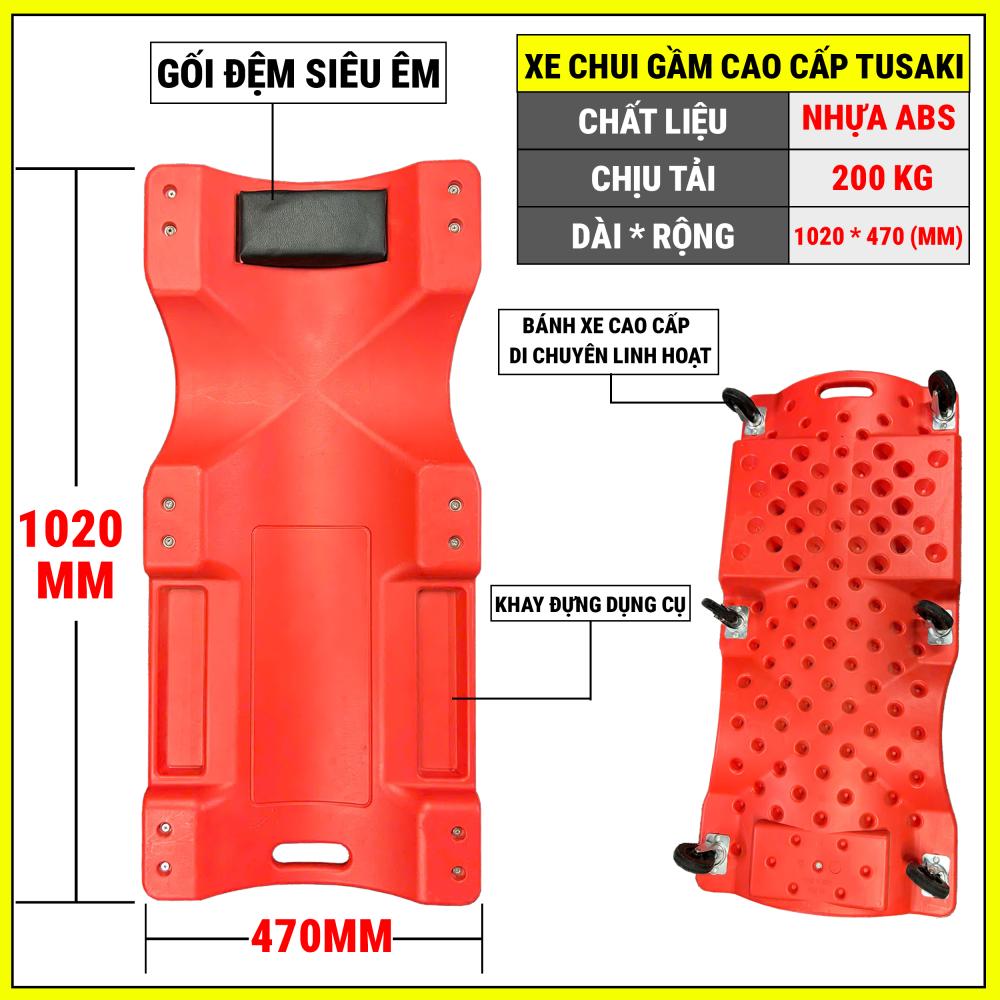 Xe Chui Gầm Nhựa ABS Cao Cấp TUSAKI