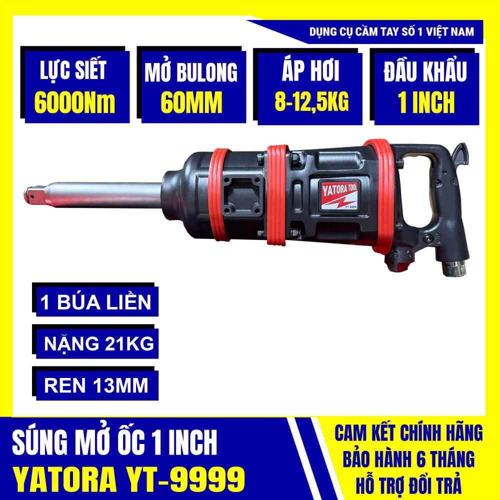 Súng siết Bulong TUSAKI YT-9999 đầu 1 INCH