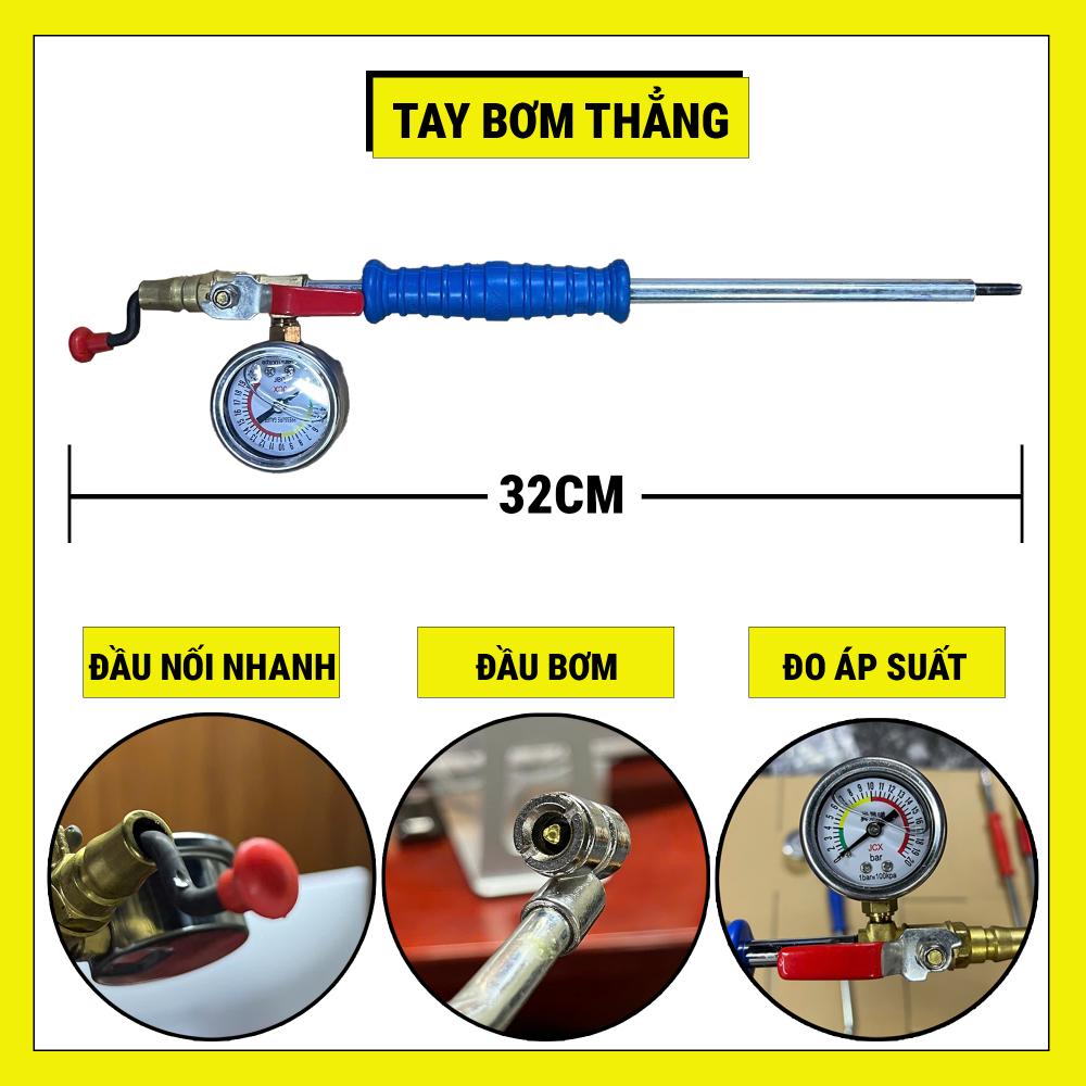 Tay bơm thẳng 32cm 