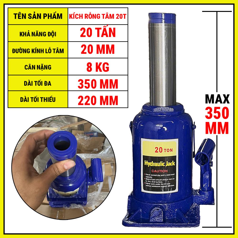 Kích Thủy Lực Rỗng Tâm 20 Tấn 
