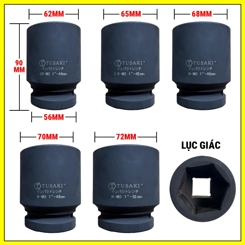 Đầu Tuýp Khẩu 1 inch 44-50mm ( Lục Giác ) 
