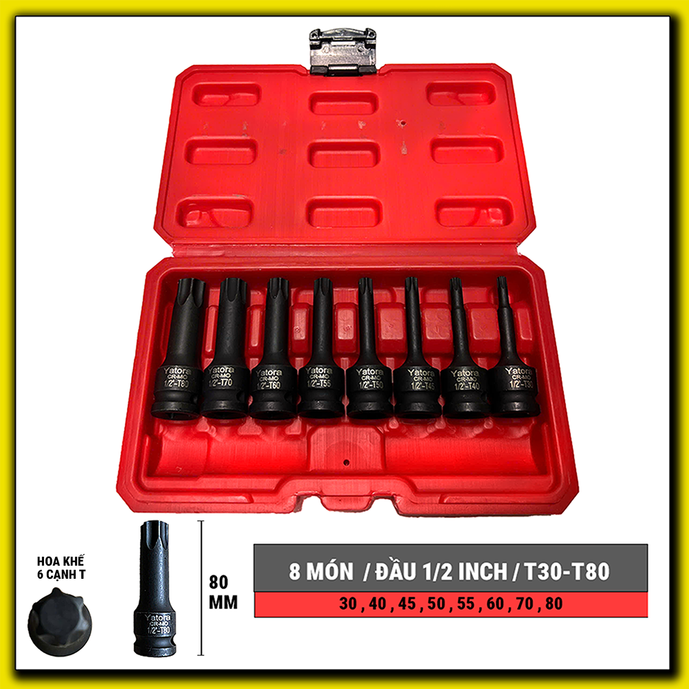 Bộ Tuýp T 8 Chi Tiết Cao Cấp