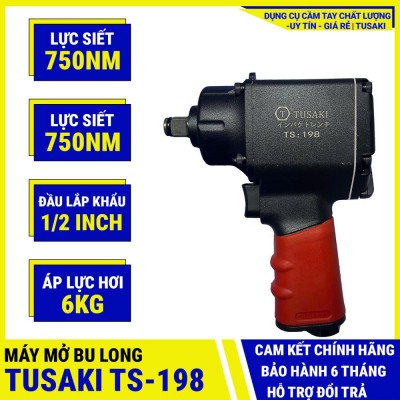 Súng siết mở ốc bu-long TUSAKI | TS-198 đầu 1/2