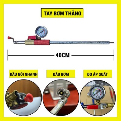 Tay bơm thẳng 40cm
