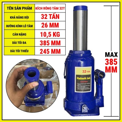 Kích Thủy Lực Rỗng Tâm 32 Tấn